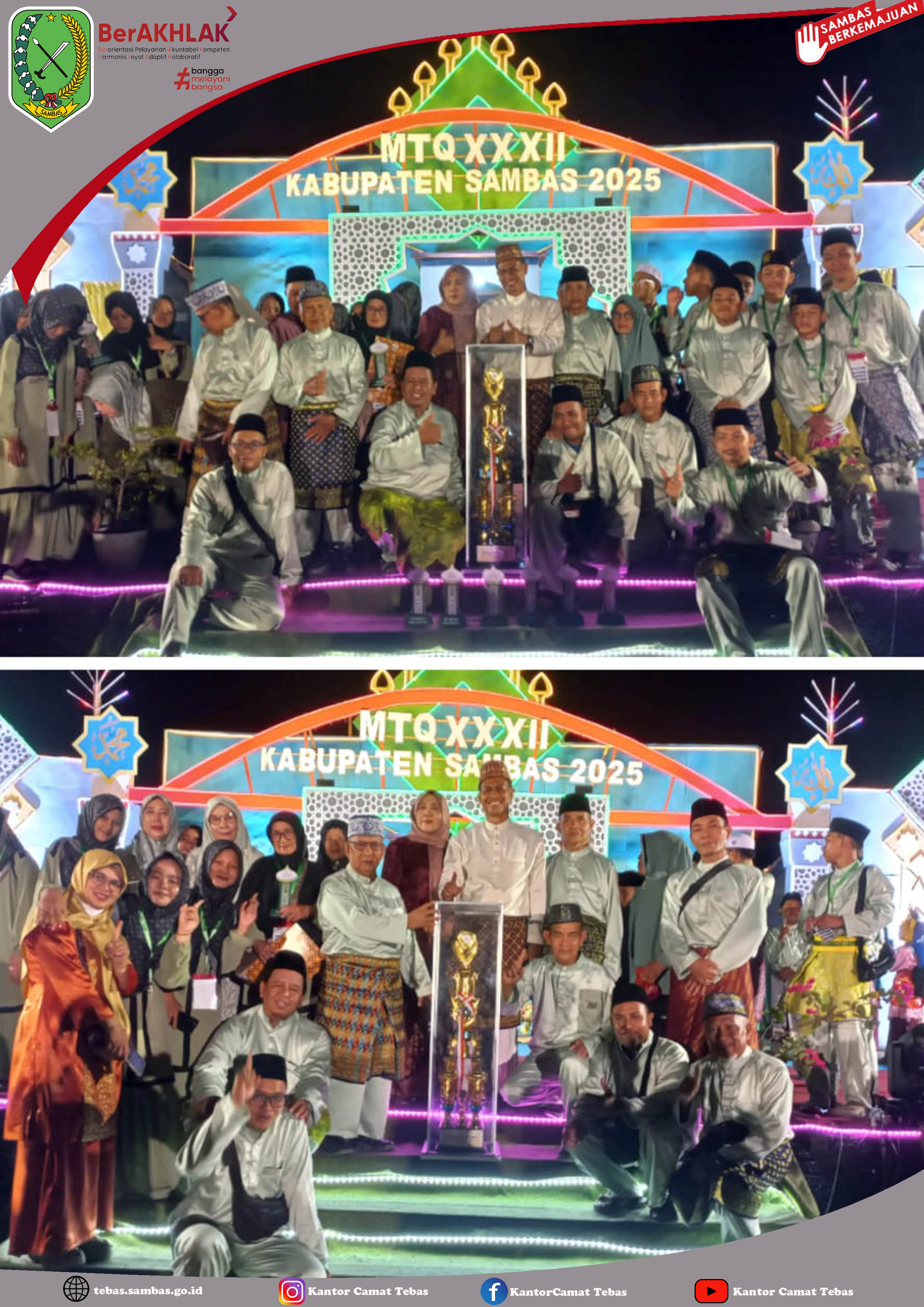 kafilah-kecamatan-tebas-meraih-juara-umum-mtq-ke-xxxii-tingkat-kabupaten-sambas